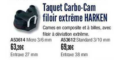 taquet carbo-cam filoir extrême harken