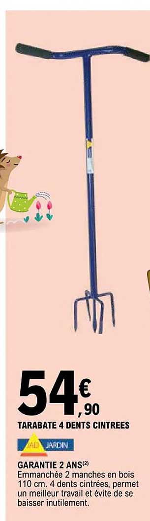 tarabate 4 dents cintres