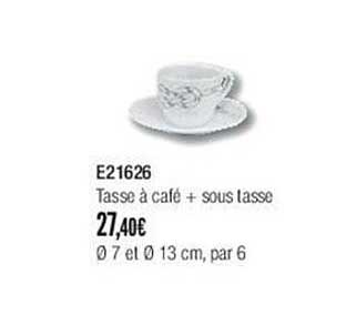 tasse à café + sous tasse