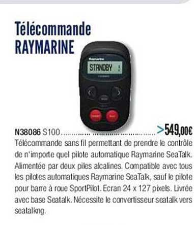 télécommande raymarine
