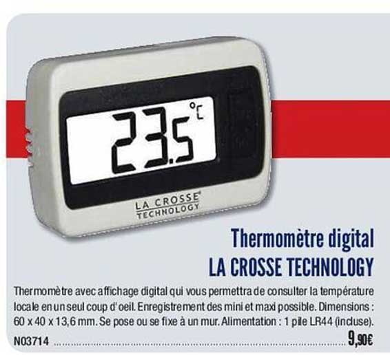 thermomètre digital la crosse technology