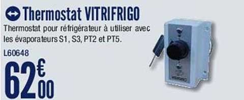 thermostat vitrifrigo