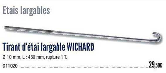 tirant d'étai largable wichard