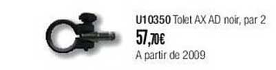 tolet ax ad noir, par 2