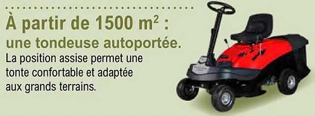 Tondeuse Autoportée