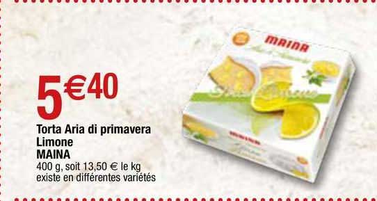 Torta Aria Di Primavera Limone Maina