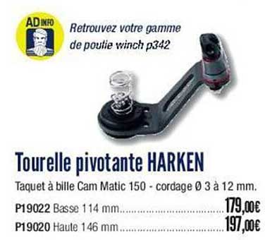tourelle pivotante harken