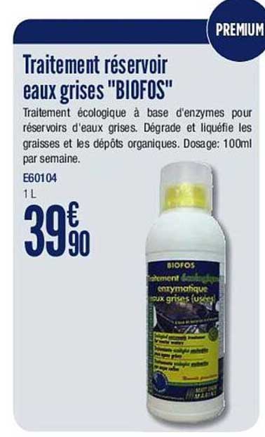 traitement réservoir eaux grises "biofos"