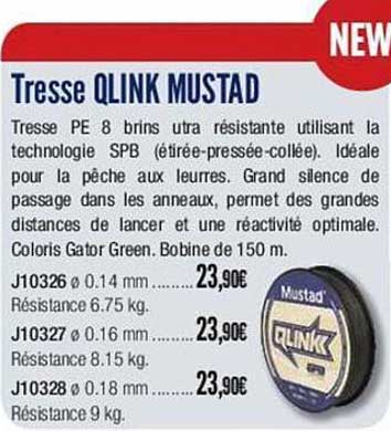 tresse qlink mustad