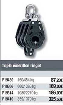 triple émerillon ringot