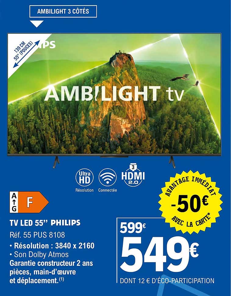 Tv Led 55" Philips