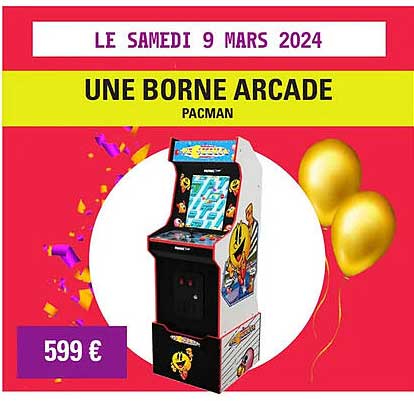une borne arcade pacman