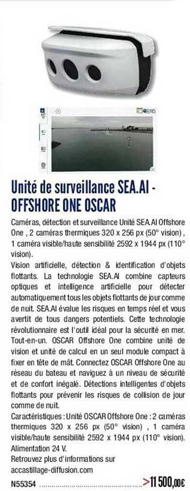 unité de surveillance sea.ai - offshore one oscar