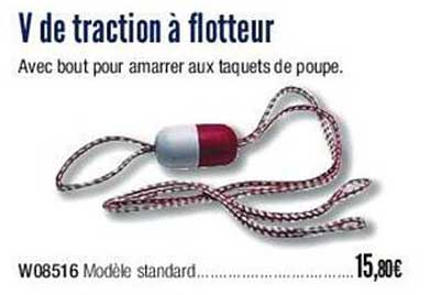 v de traction à flotteur