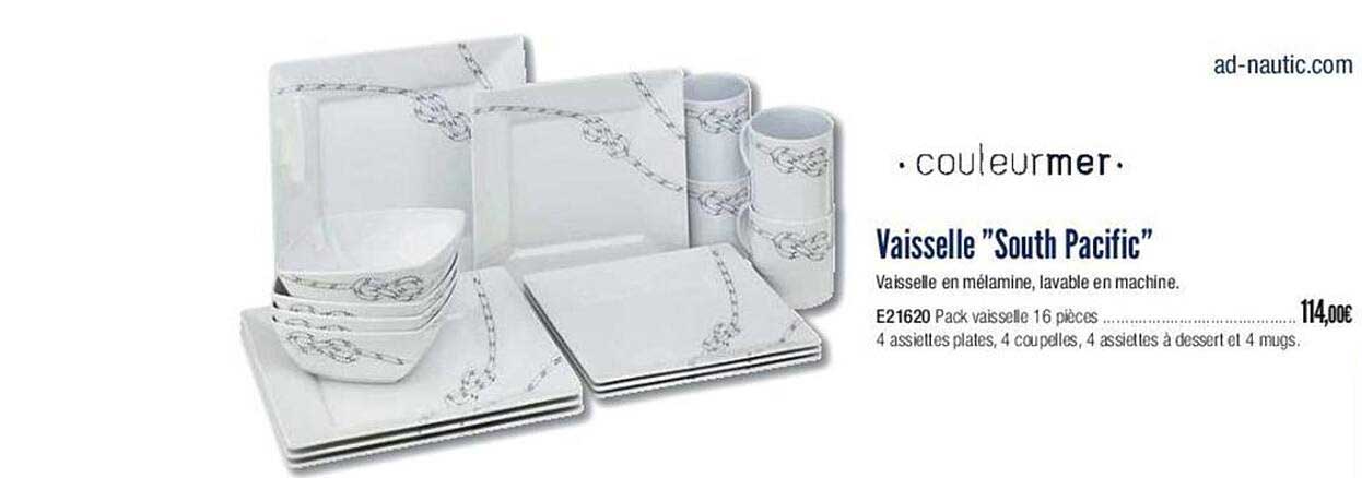 vaisselle "south pacific"