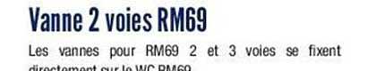 vanne 2 voies rm69