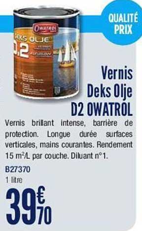 vernis deks olje d2 owatrol
