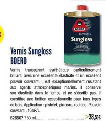 vernis sungloss boero