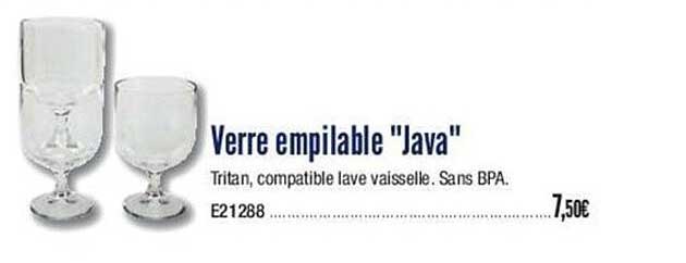Verre Empilable "java"