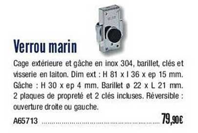 verrou marin