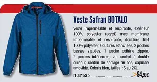 veste safran botalo