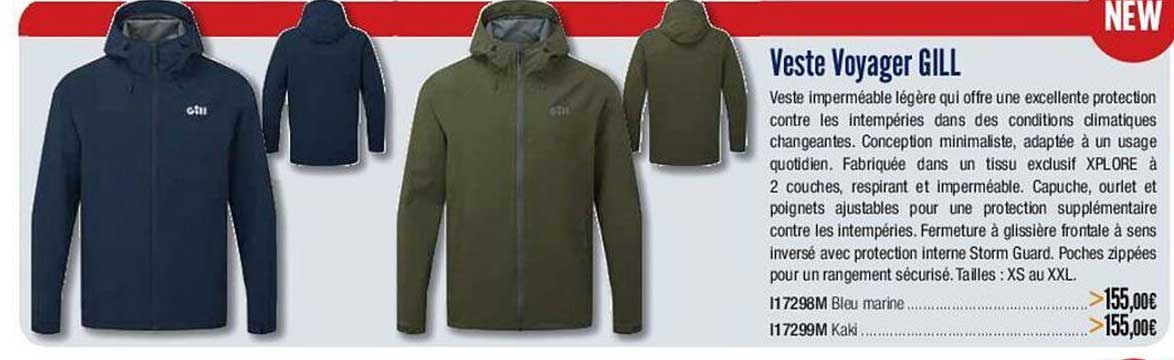veste voayger gill