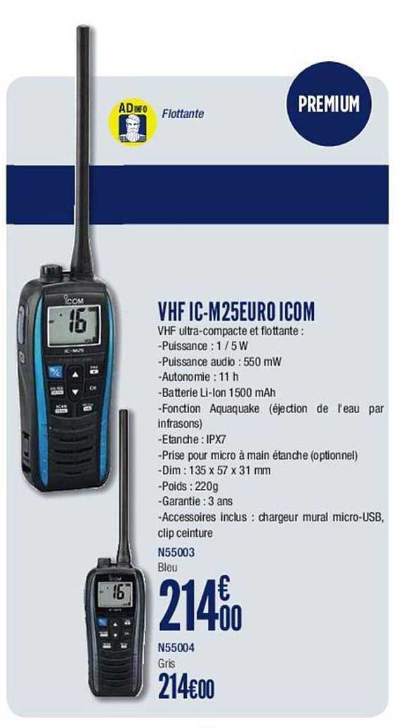vhf ic-m25euro icom