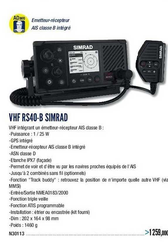 vhf rs40-b simrad