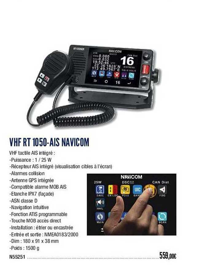 vhf rt 1050-ais navicom