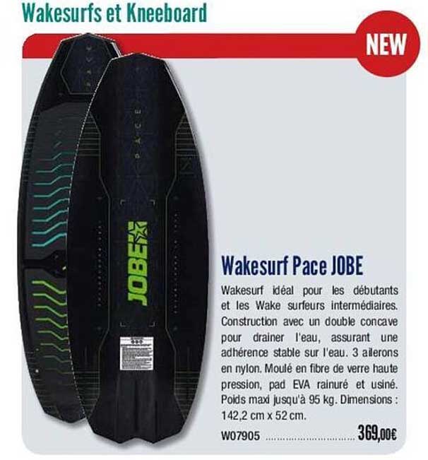wakesurf pace jobe