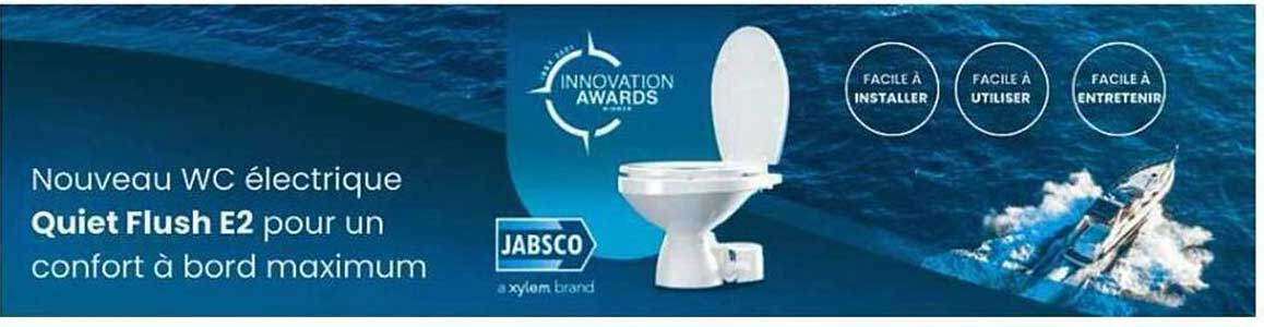 wc électrique quiet flush e2 jabsco