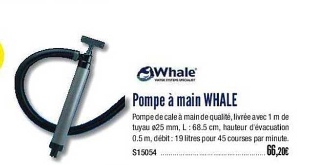 whale pompe à main