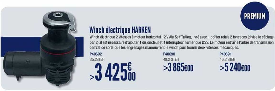 winch électrique harken