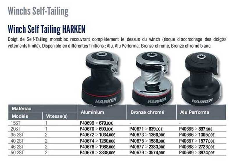 winch self taling harken