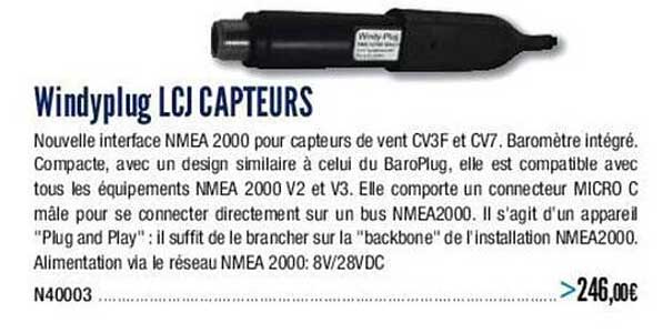 windyplug lcj capteurs