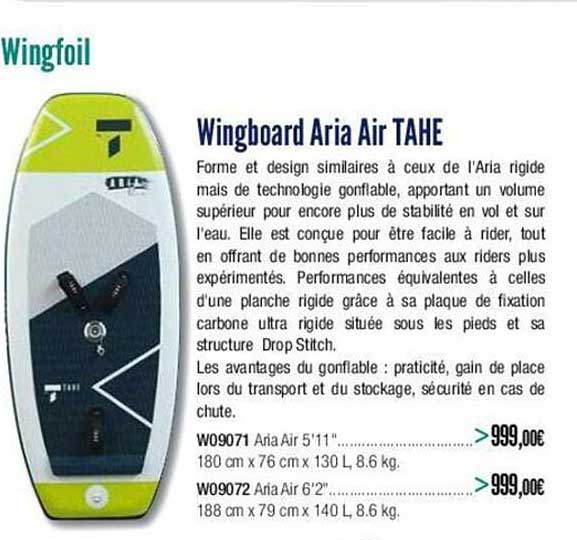 wingboard aria air tahe