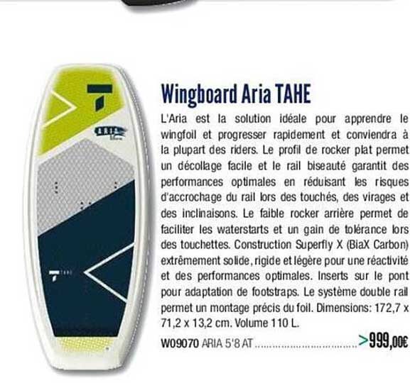 wingboard aria tahe
