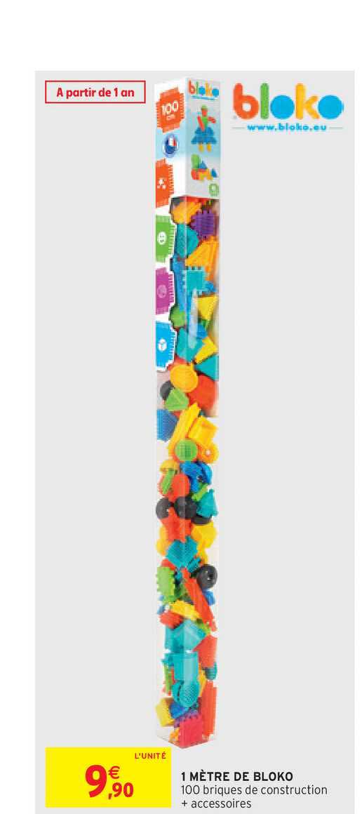 1 mètre de bloko