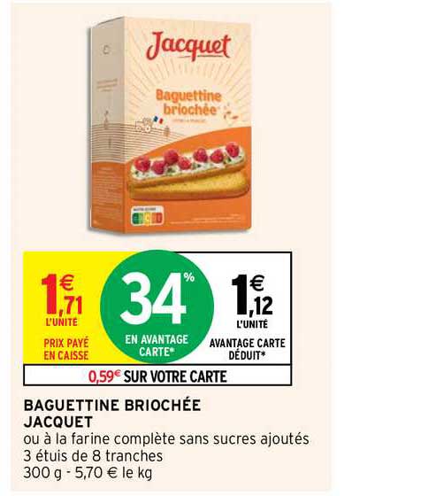 baguettine briochée jacquet