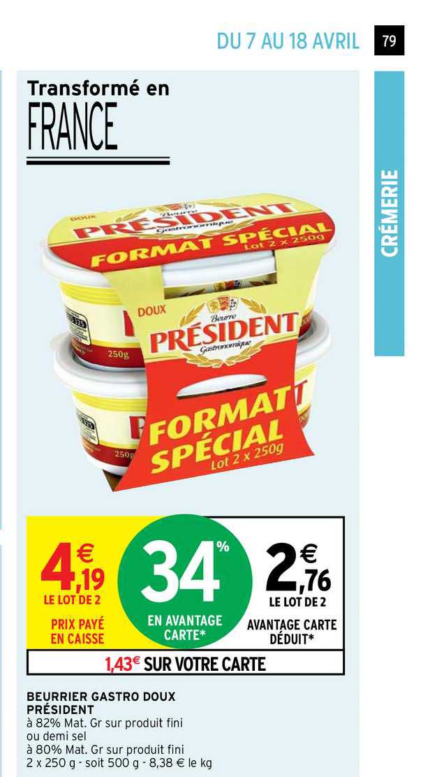 beurrier gastro doux président