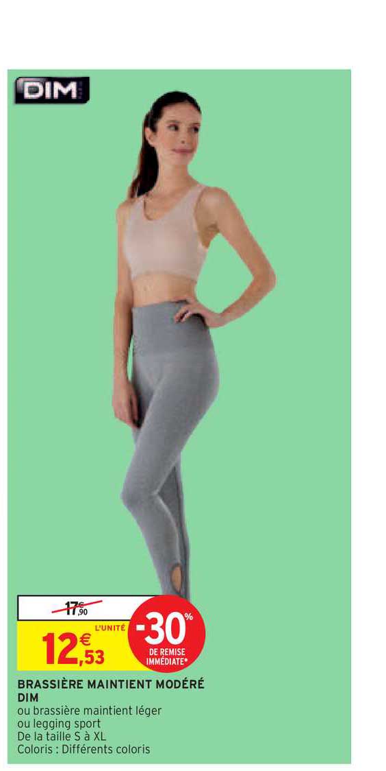 brassière maintien modéré dim