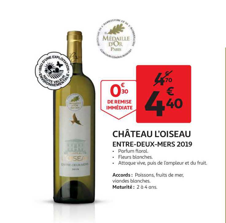 Château L'oiseau Entre-deux-mers 2019