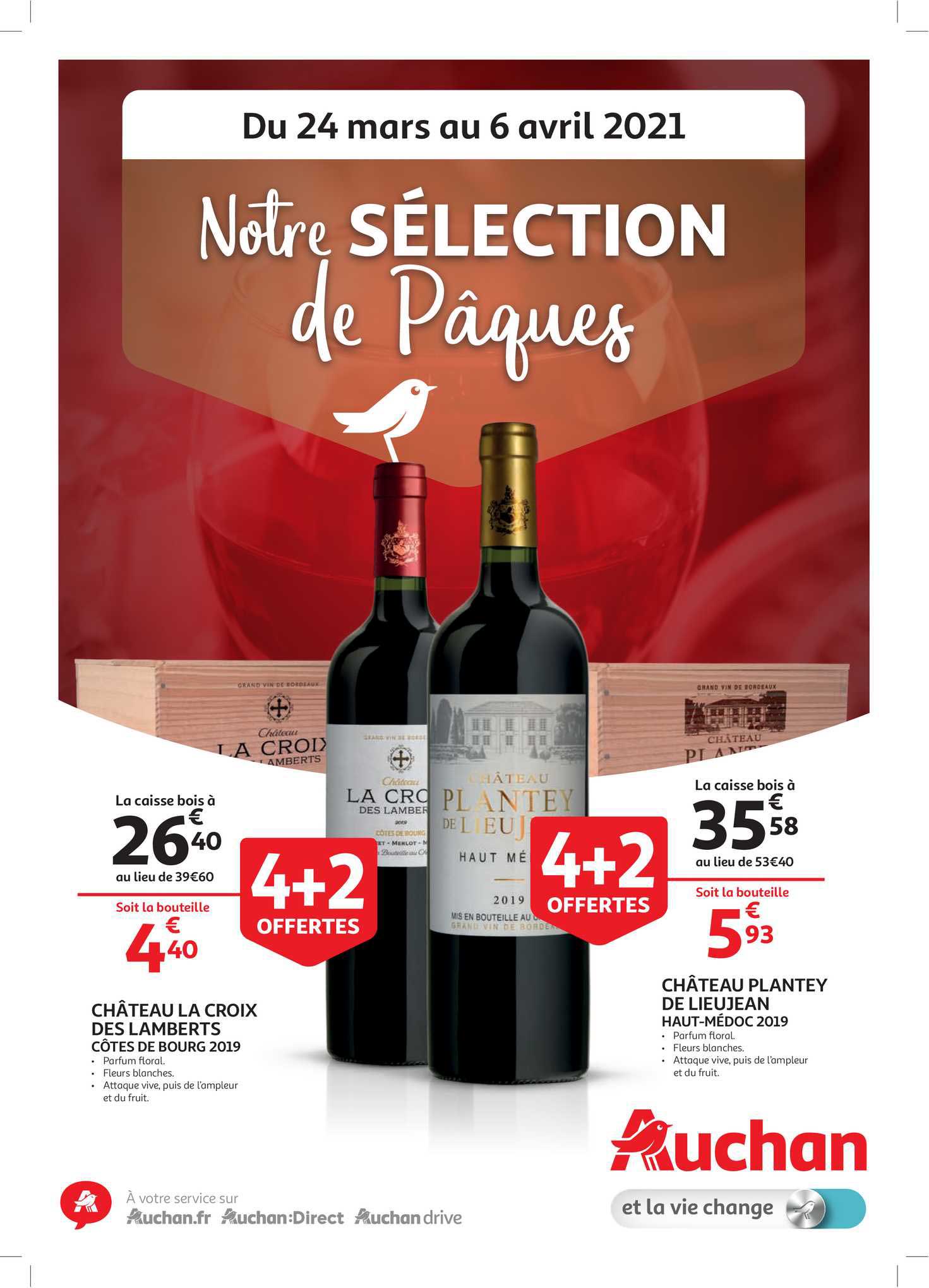 château la croix des lamberts côtes de bourg 2019, château plantey de lieujean haut-médoc 2019