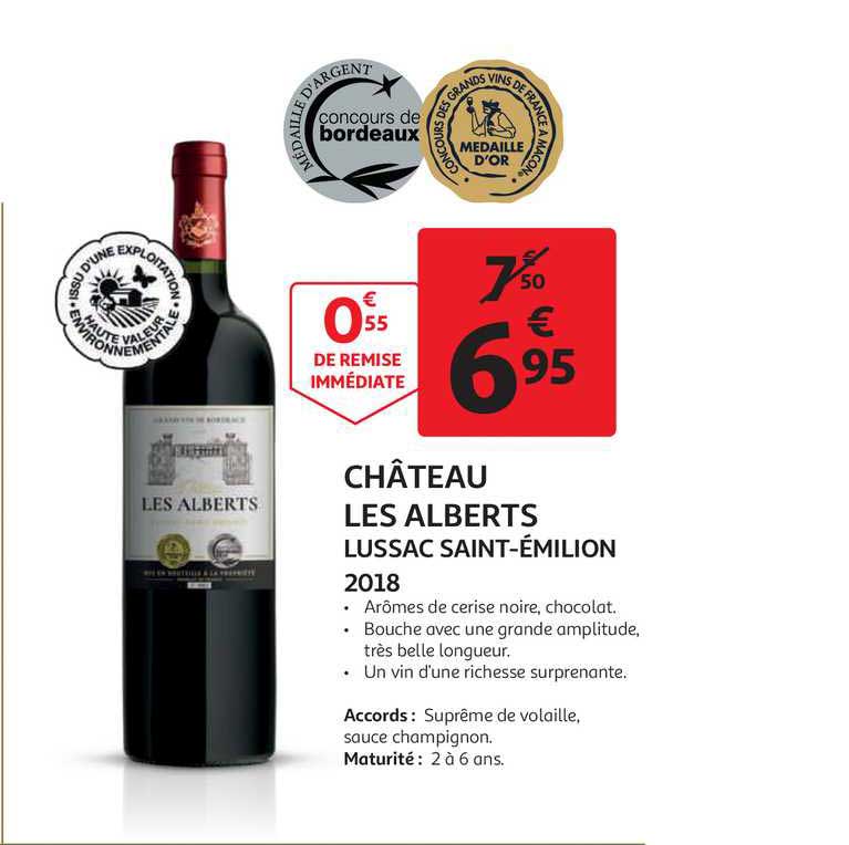 château les alberts lussac saint-émilion 2018
