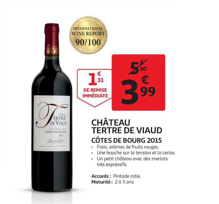 château tertre de viaud côtes de bourg 2015