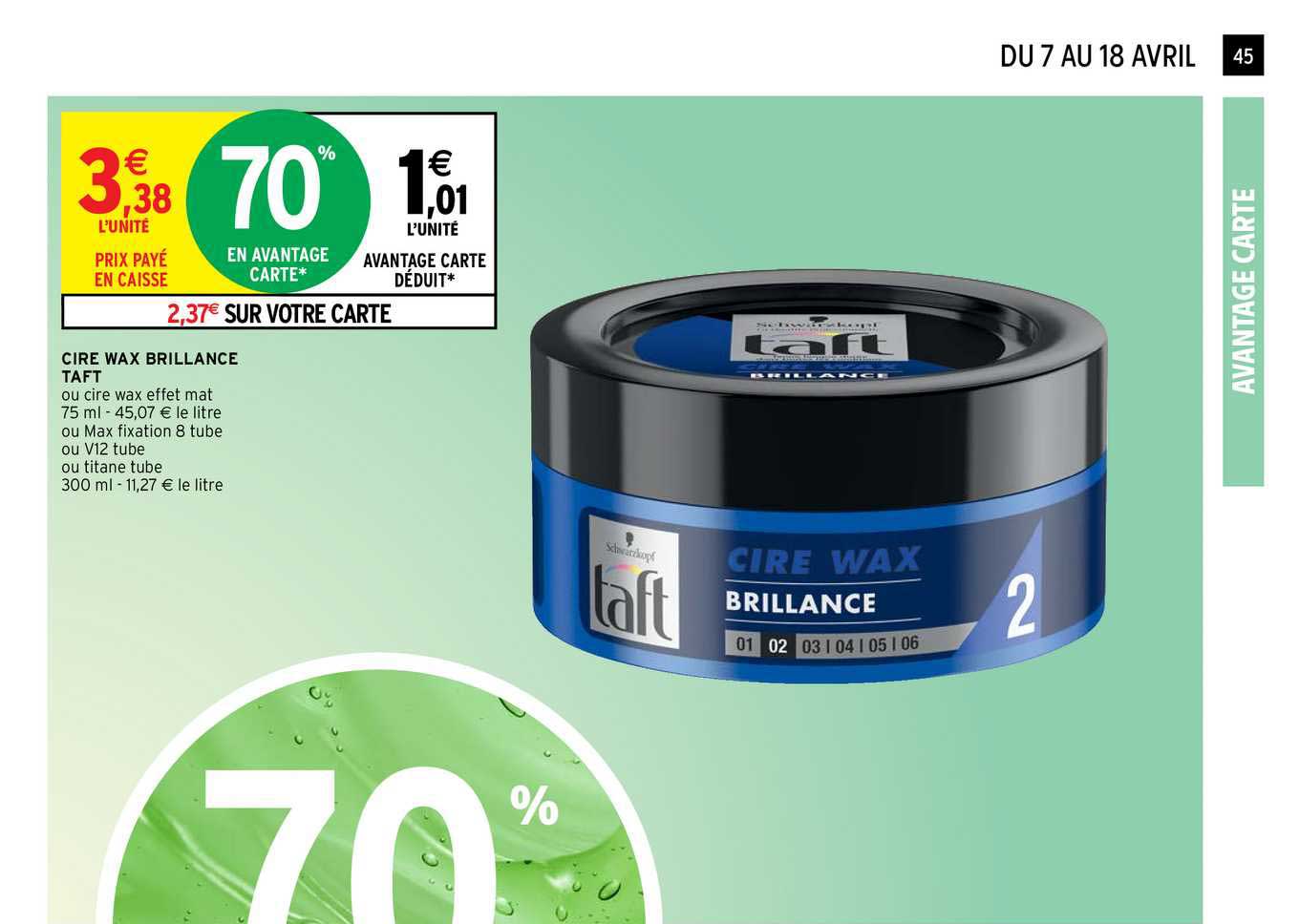 cire wax brillance taft