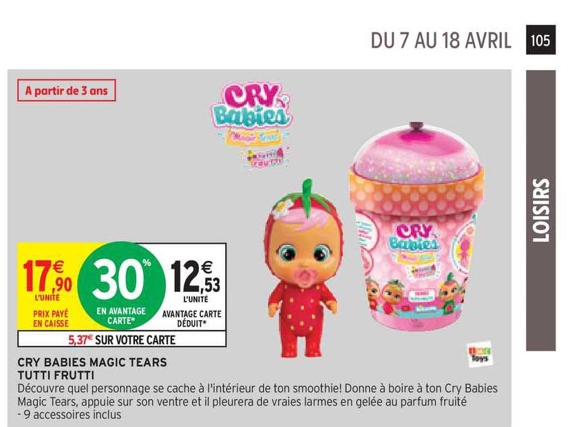 cry babies magic tears tutti frutti