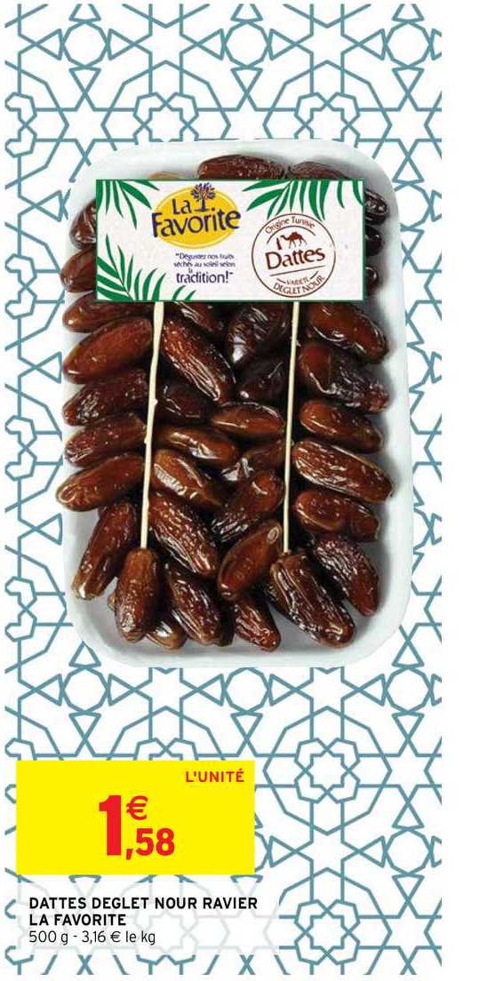 Dattes Deglet Nour Ravier La Favorite