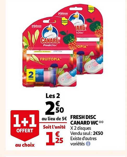 fresh disc canard wc