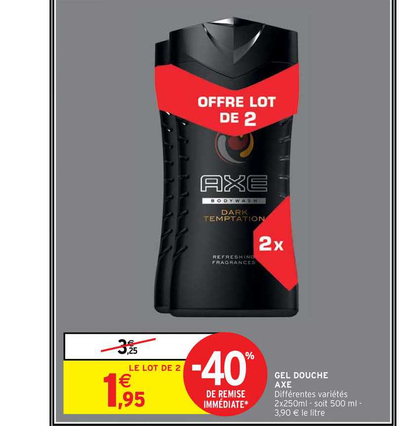 Gel Douche Axe -40% De Remise Immédiate